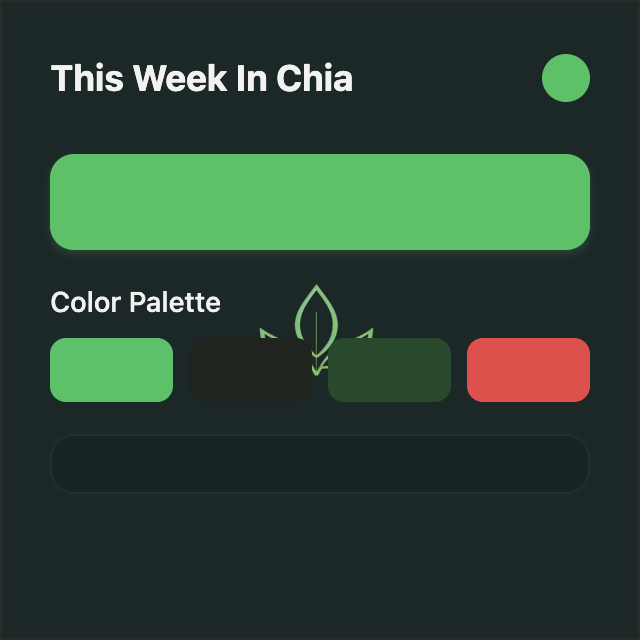 This Week In Chia Theme image