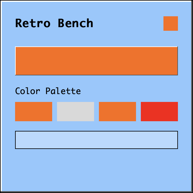 Retro Bench Theme image